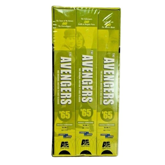 The Avengers The 65 Collection: Set 1 VHS, 1999, 3-Tape Set New - Picture 2 of 6